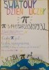 Praca wyróżniona w szkolnym konkursie z okazji Światowego Dnia Liczby π