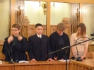 Przedstawienie symulacji rozprawy sądowej w wykonaniu uczniów klasy 6c - Sąd Okręgowy w Rzeszowie